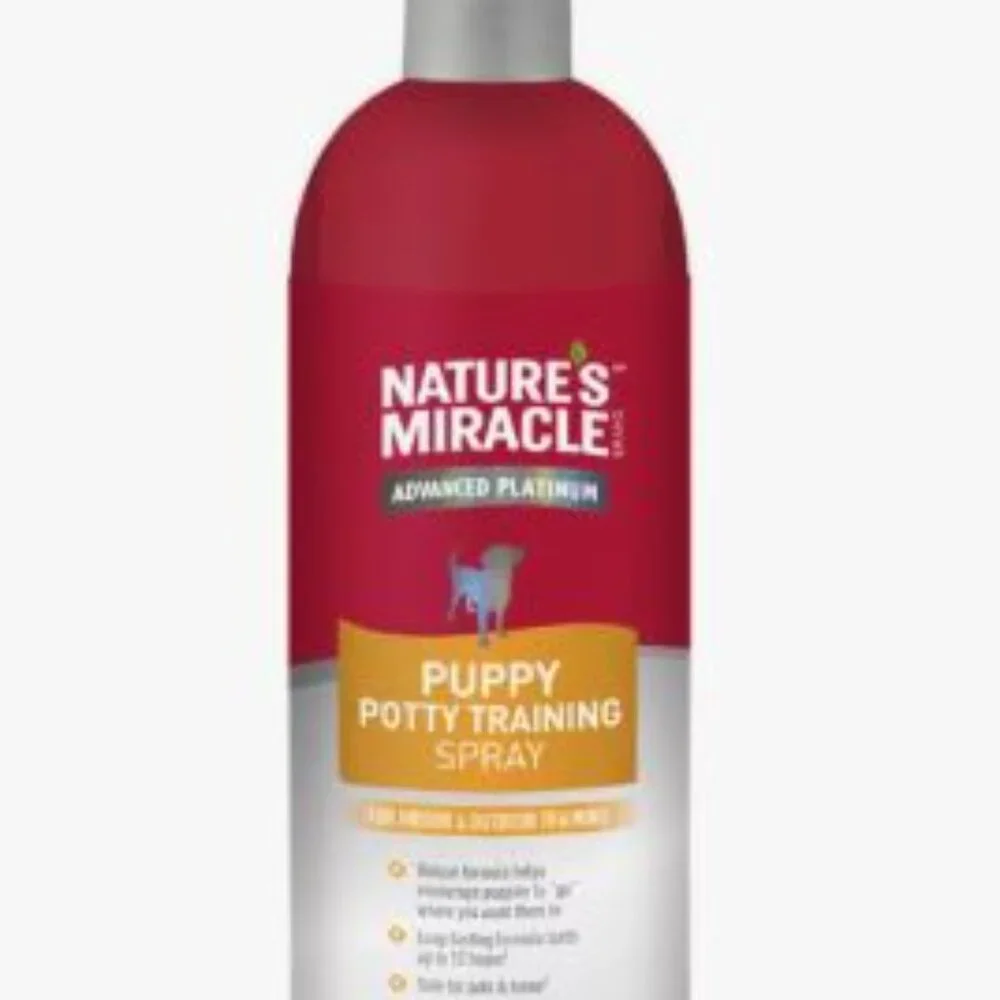 X2 Two 16oz bottles of Nature's Miracle Puppy Potty Training Spray Housebreaking